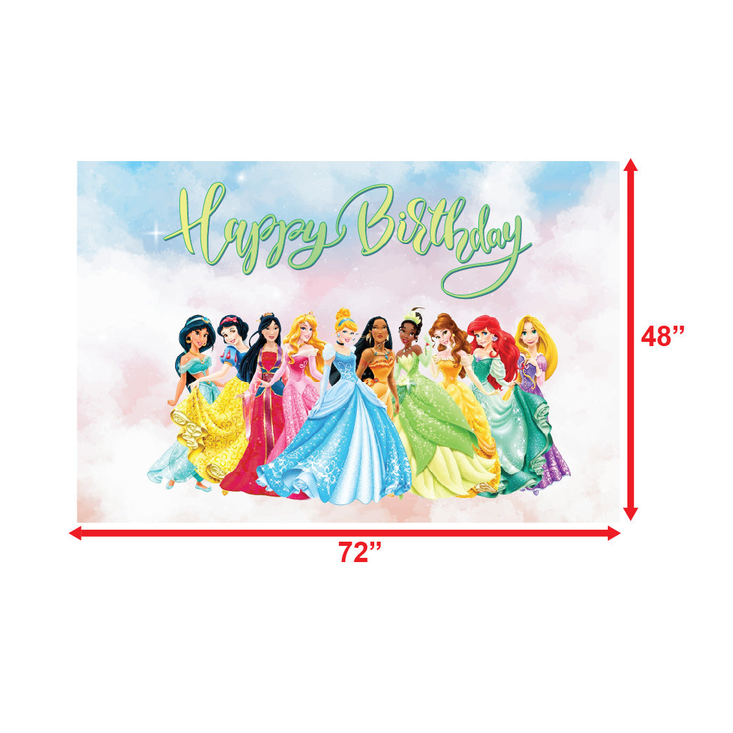 princess birthday backdrop