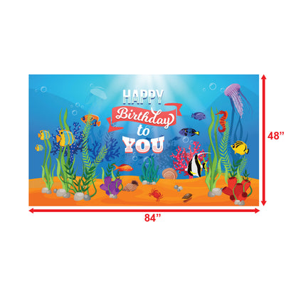 Underwater Flex Banner Backdrop