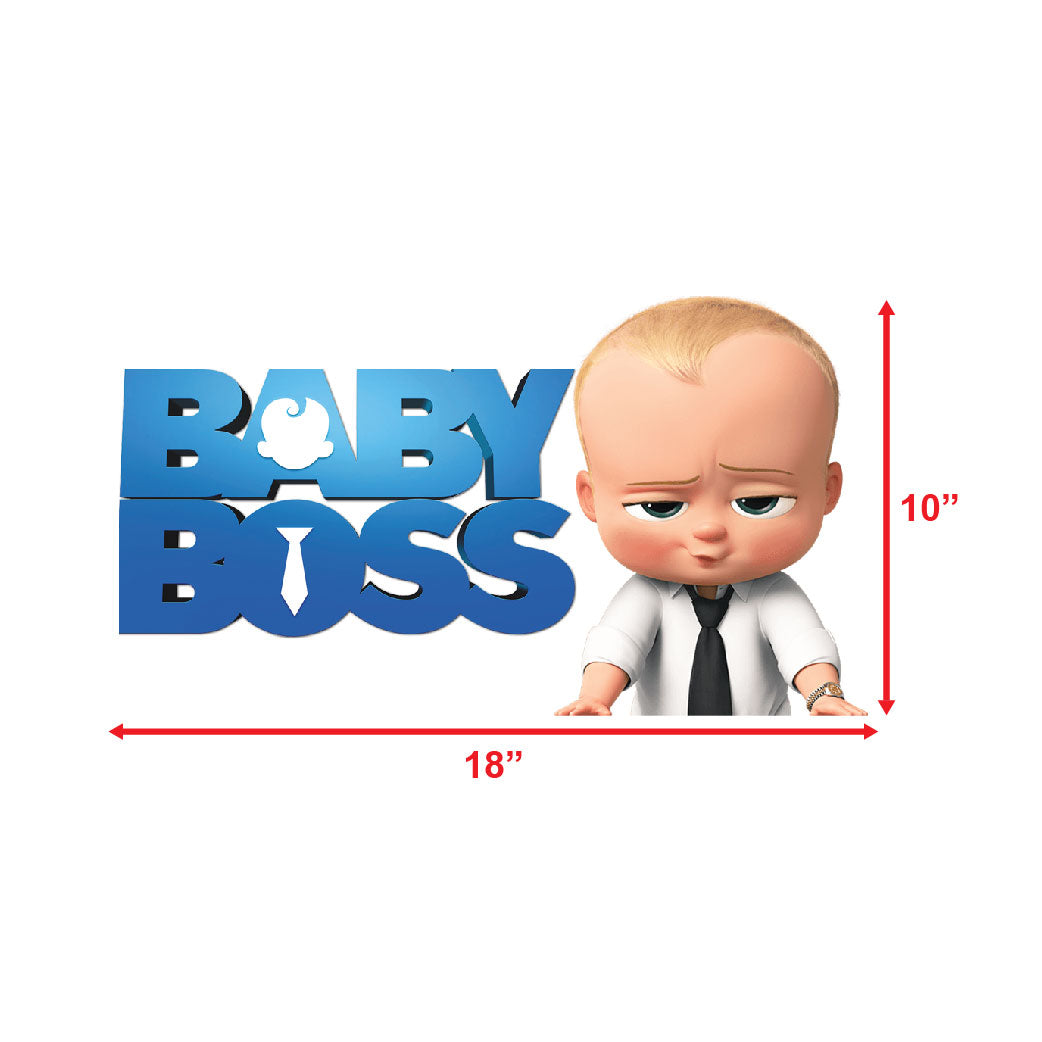 Boss Baby with name
sunboard cutouts