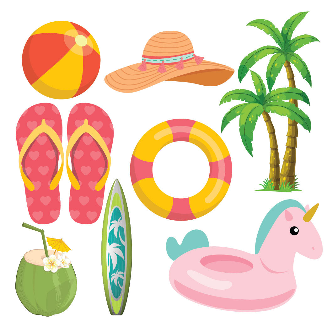 beach sunboard cutouts