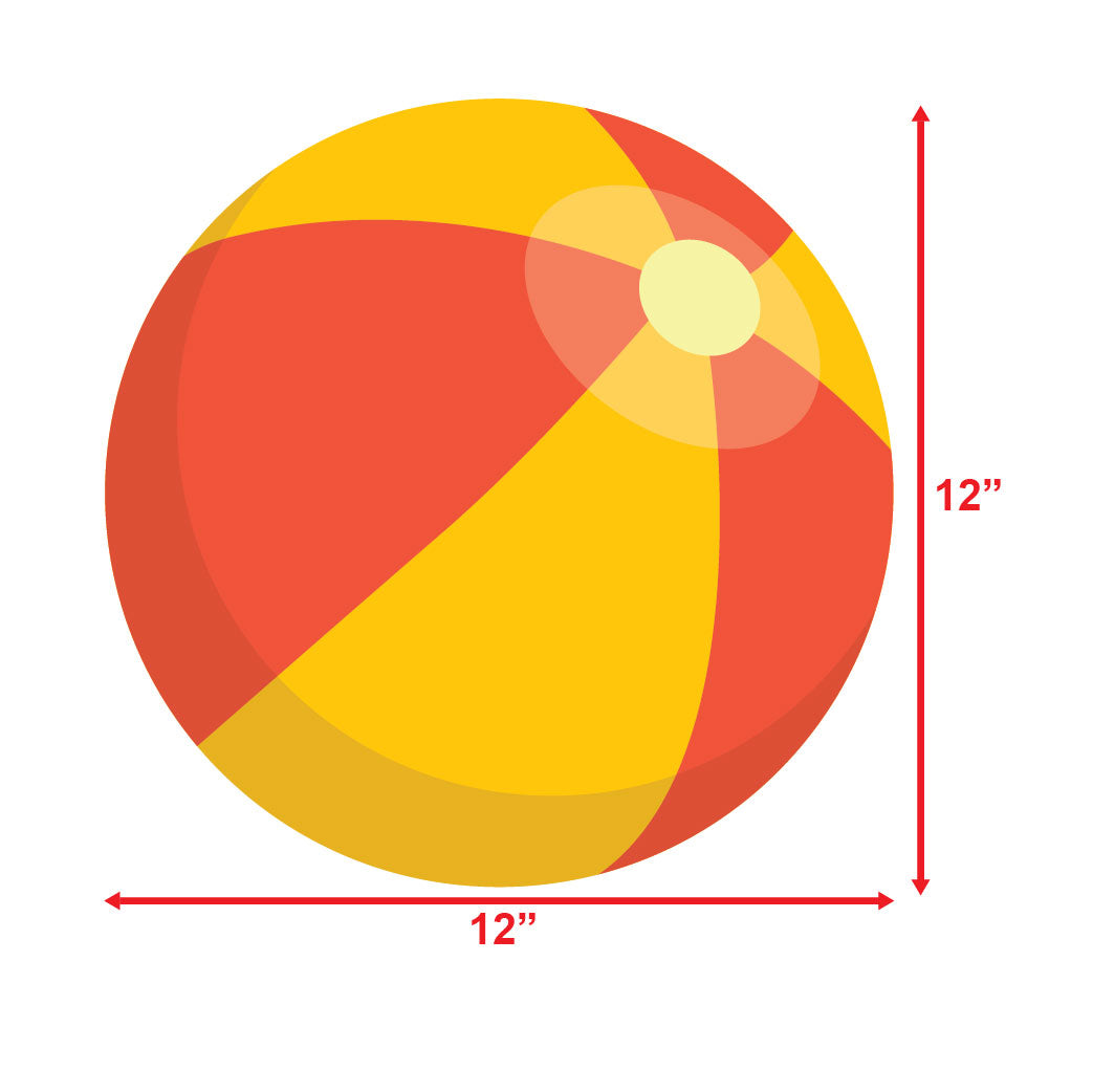 beach ball sunboard cutouts