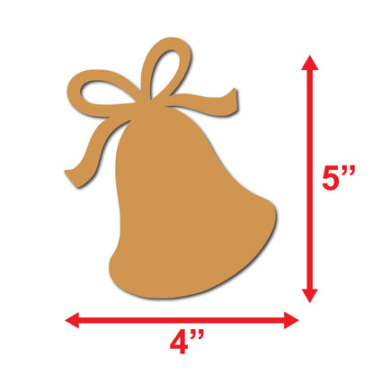 Christmas bell-shaped cutouts