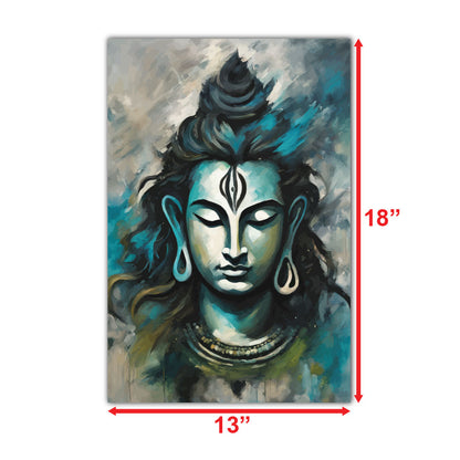  Mahadev design canvas painting 