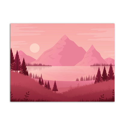 Awestruck Scenic View Canvas Printed Painting