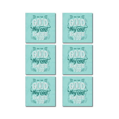 positive quote coasters