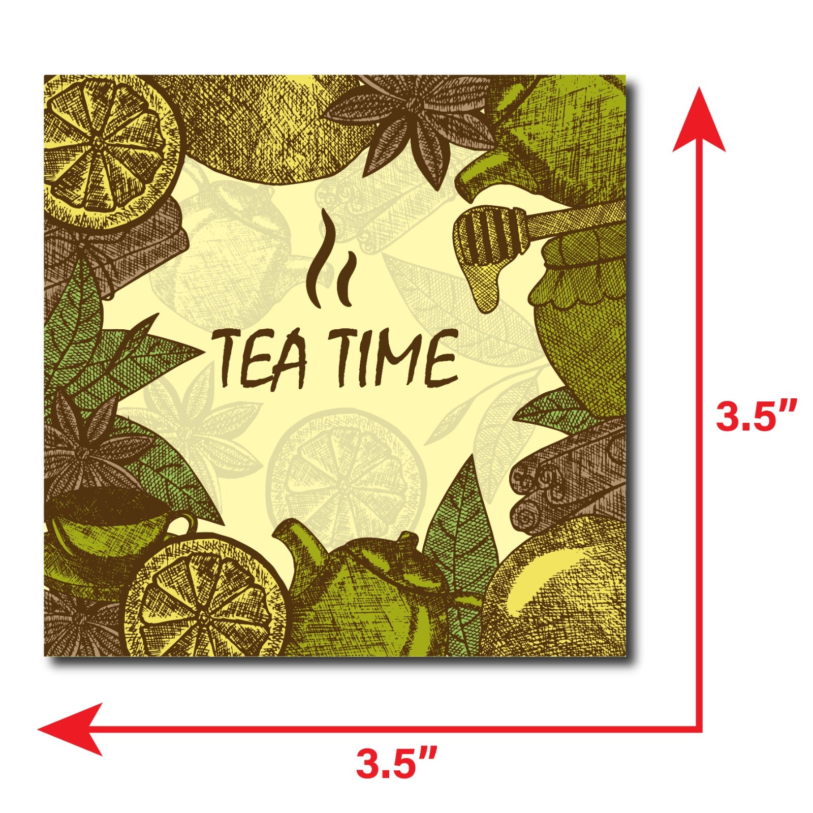 Tea-time coaster