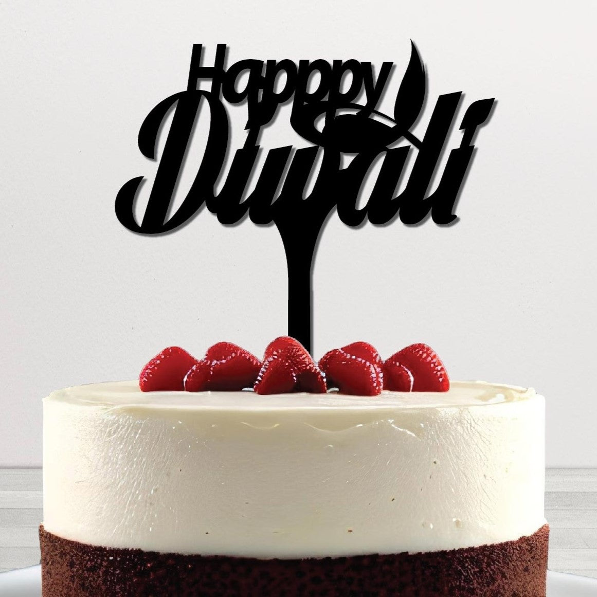  Happy Diwali cake topper 