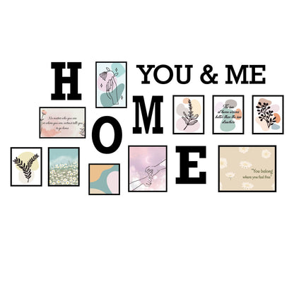 You & Me Photo Frames With A Set Of 17 Elements