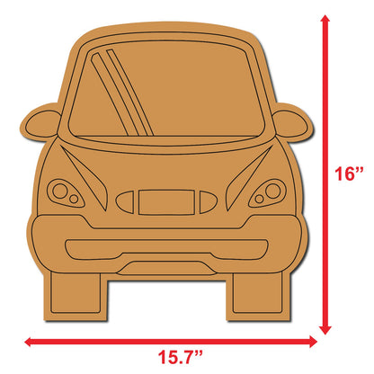 designer car pre-marked cutouts