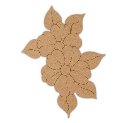 Flower Pattern Pre-Marked DIY MDF Base