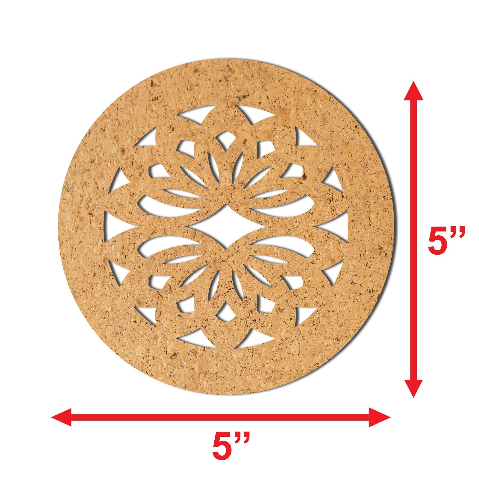 Lotus Mandala MDF cutouts