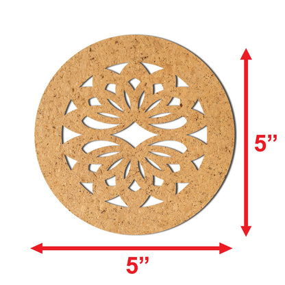 Lotus Mandala MDF cutouts