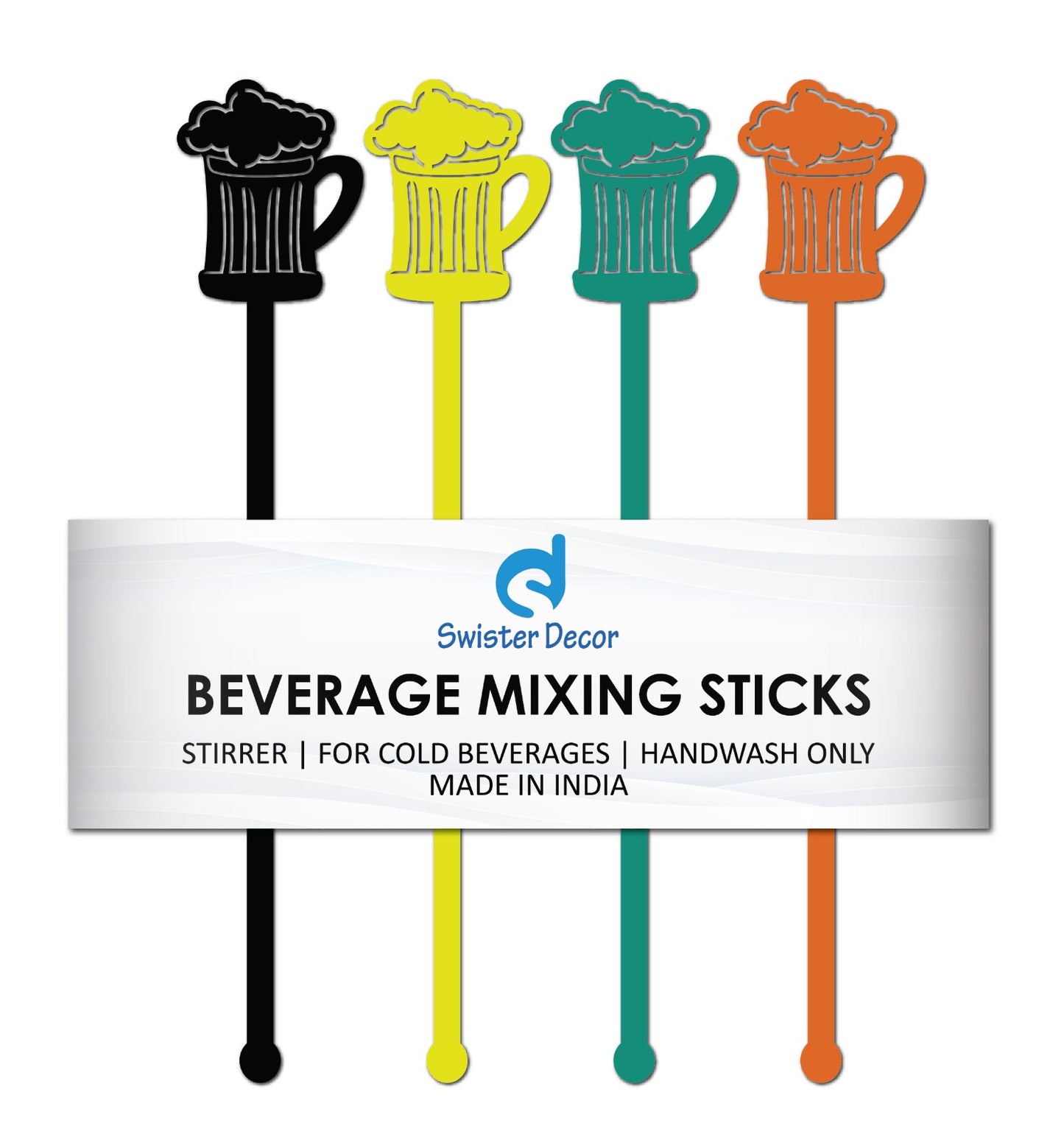  beer glass drink stirrers