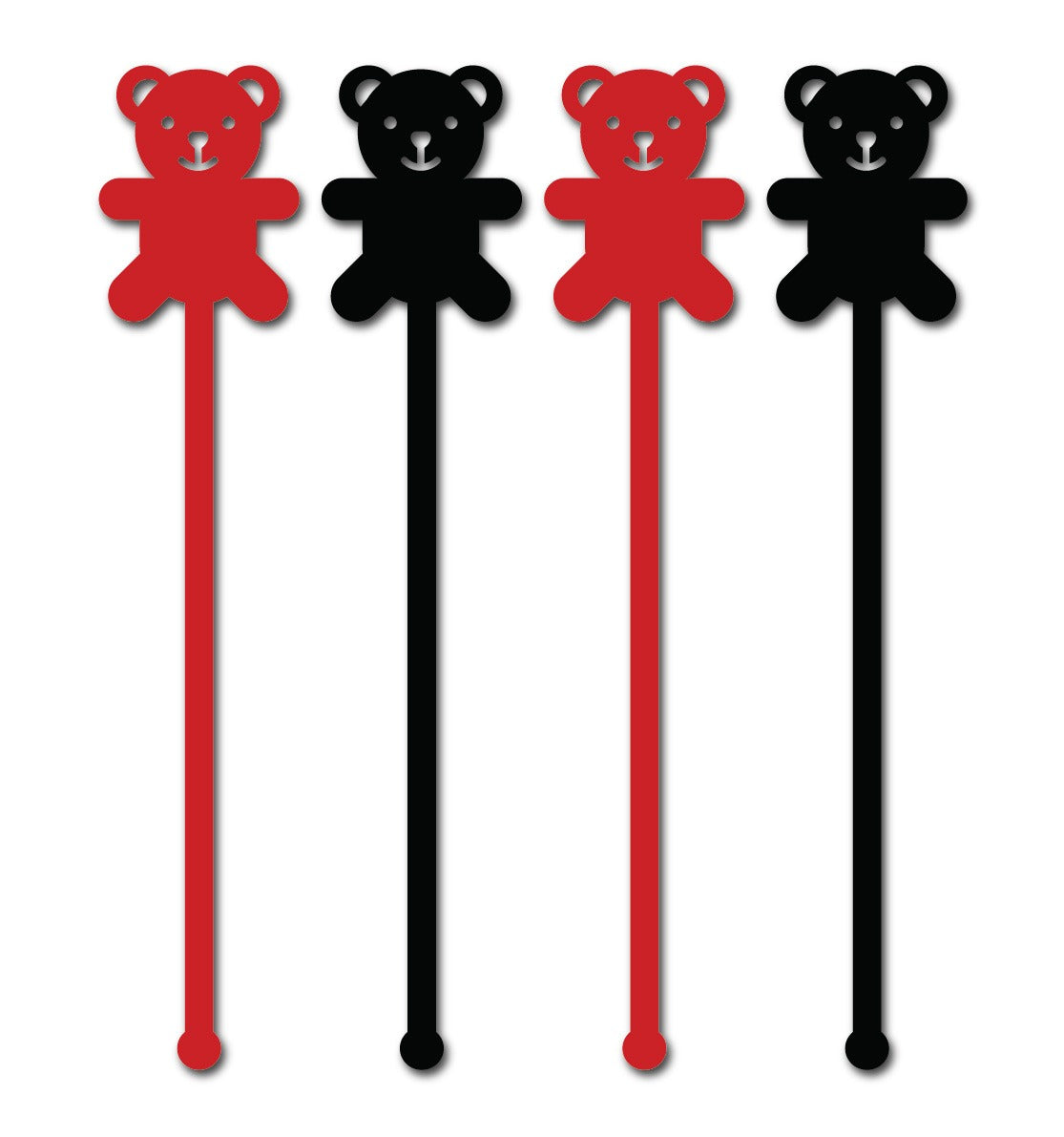 Teddy drink stirrers