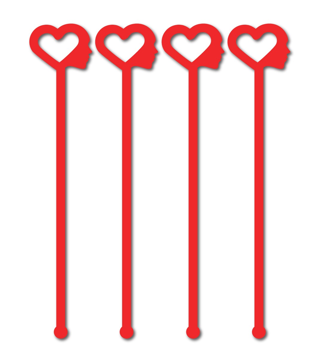 Valentine special drink stirrer