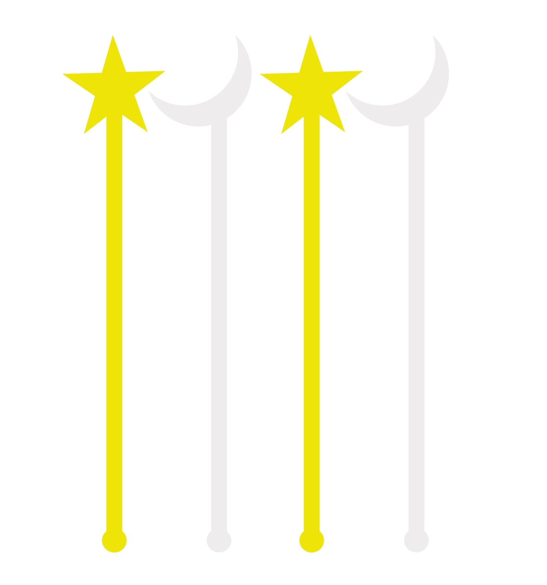 star & moon stirrers