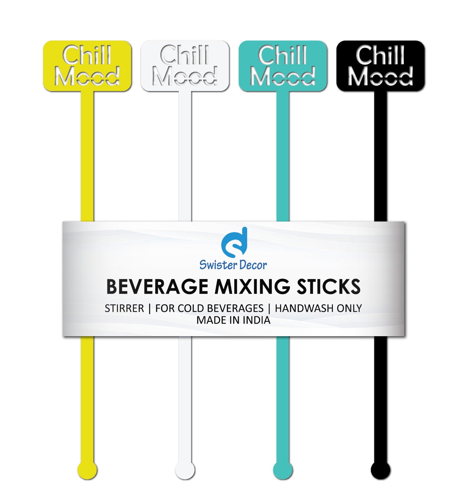 chill mood drink stirrers