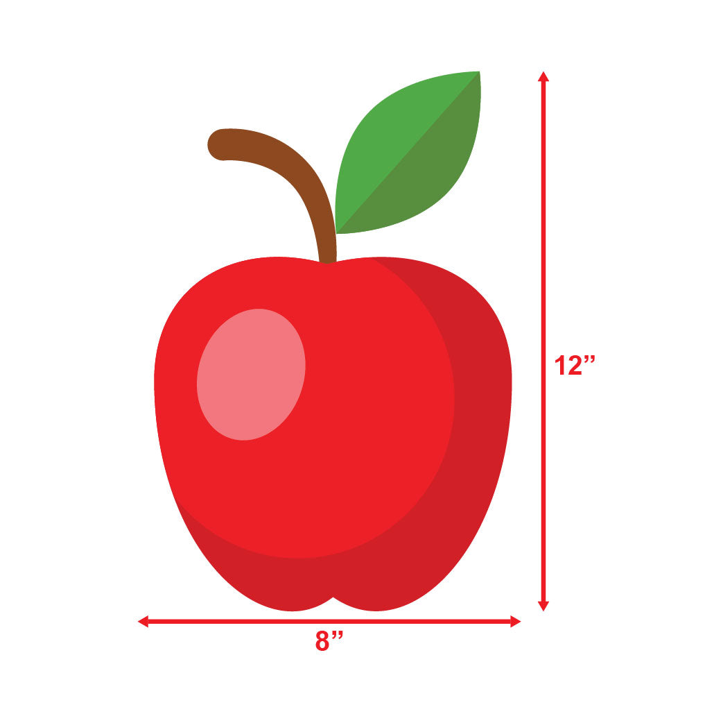 apple fruits sunboard cutouts