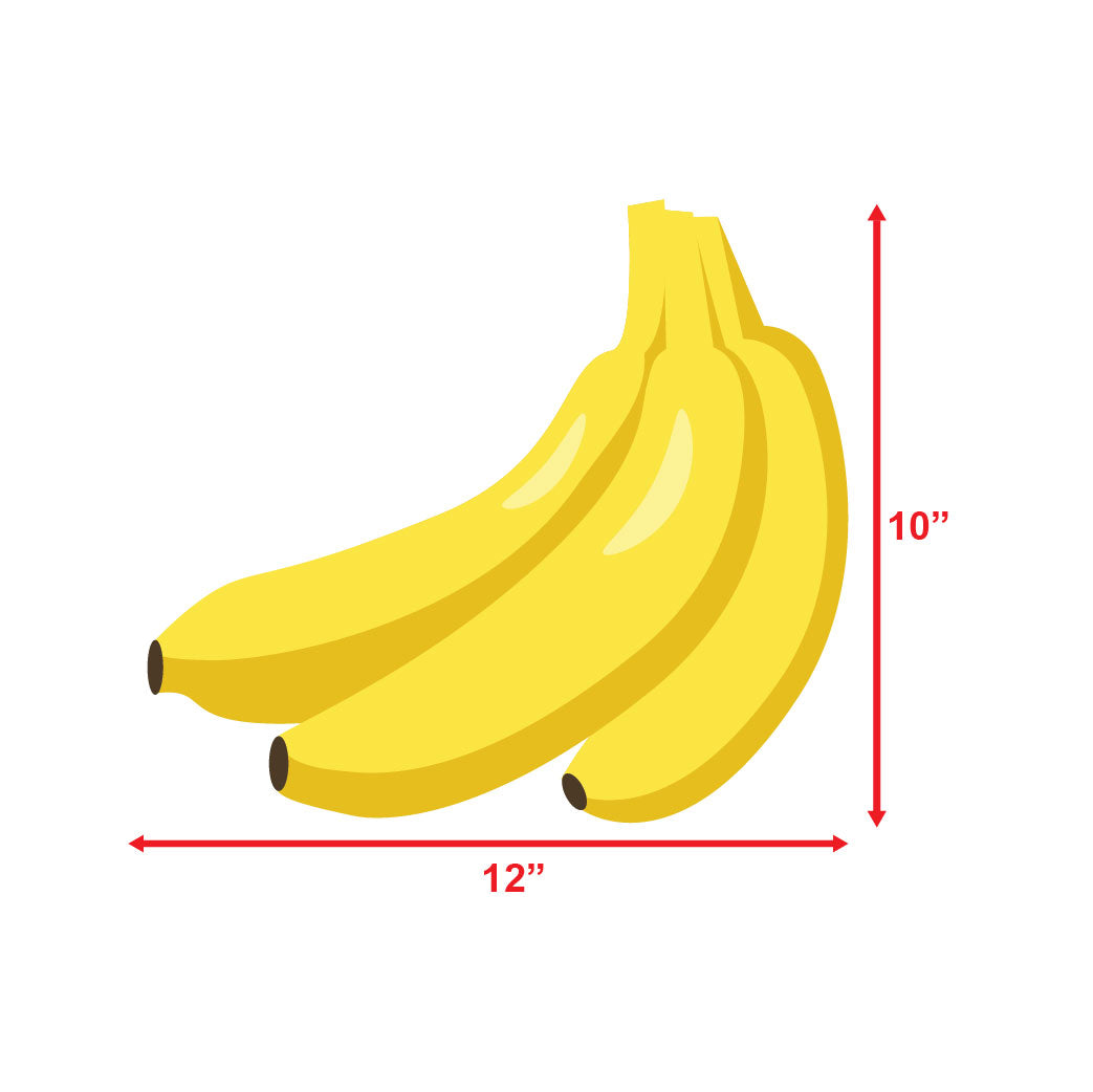 banana fruits sunboard cutouts