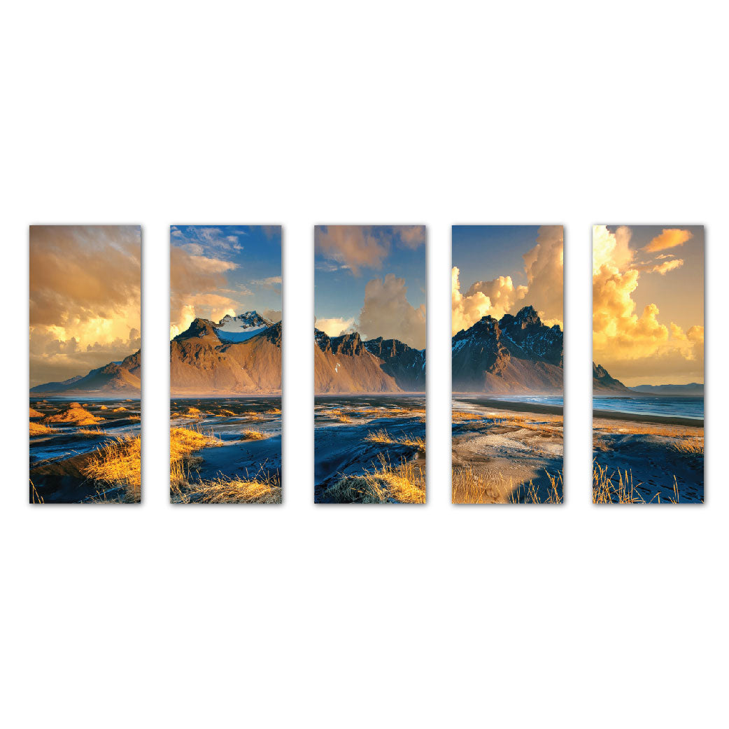 Gorgeous Scenic Rectangular Art For Wall Decor Set Of 5