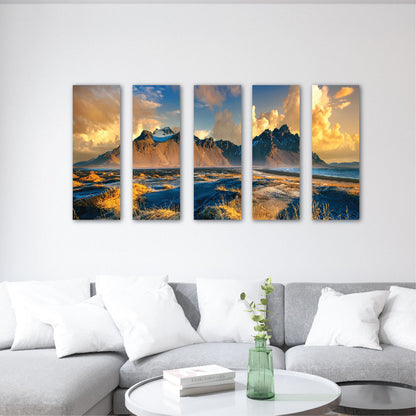 Gorgeous Scenic Rectangular Art For Wall Decor Set Of 5