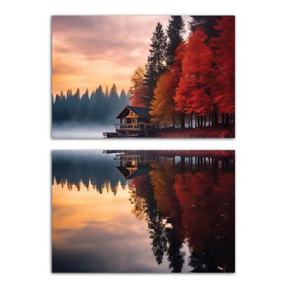 Dazzling Rectangular Scenary For Home Decor Set Of 2