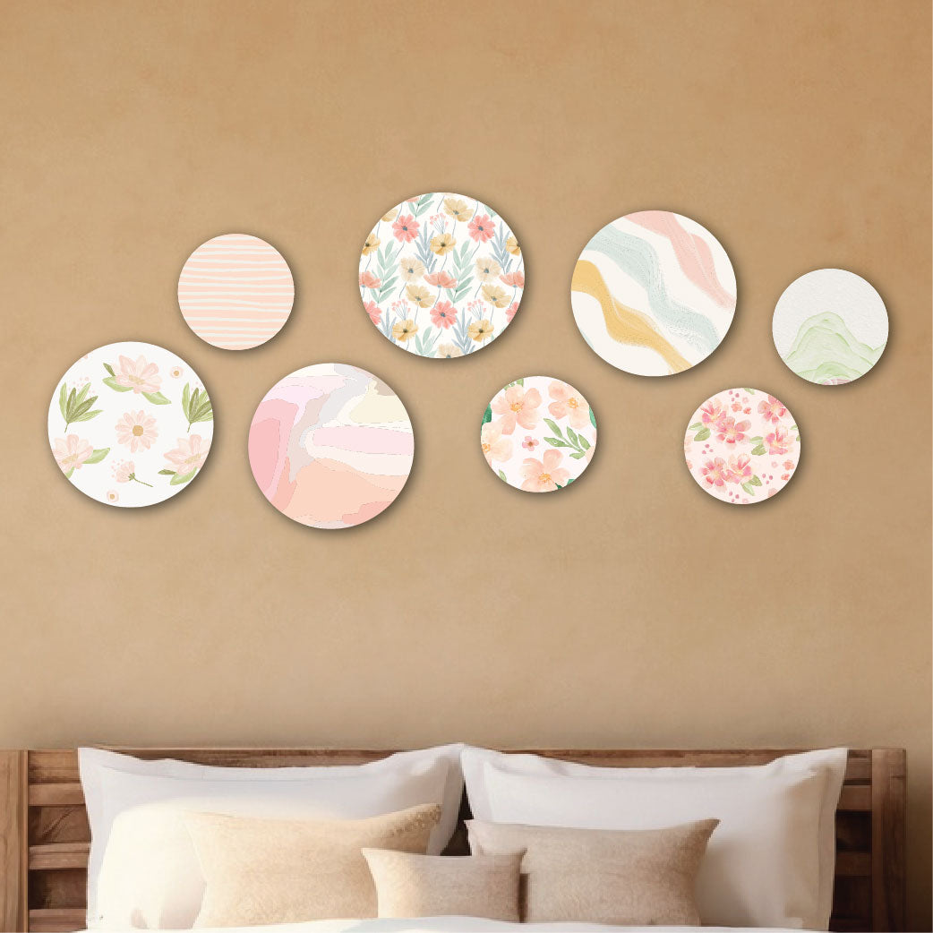 timeless round shaped wall art 