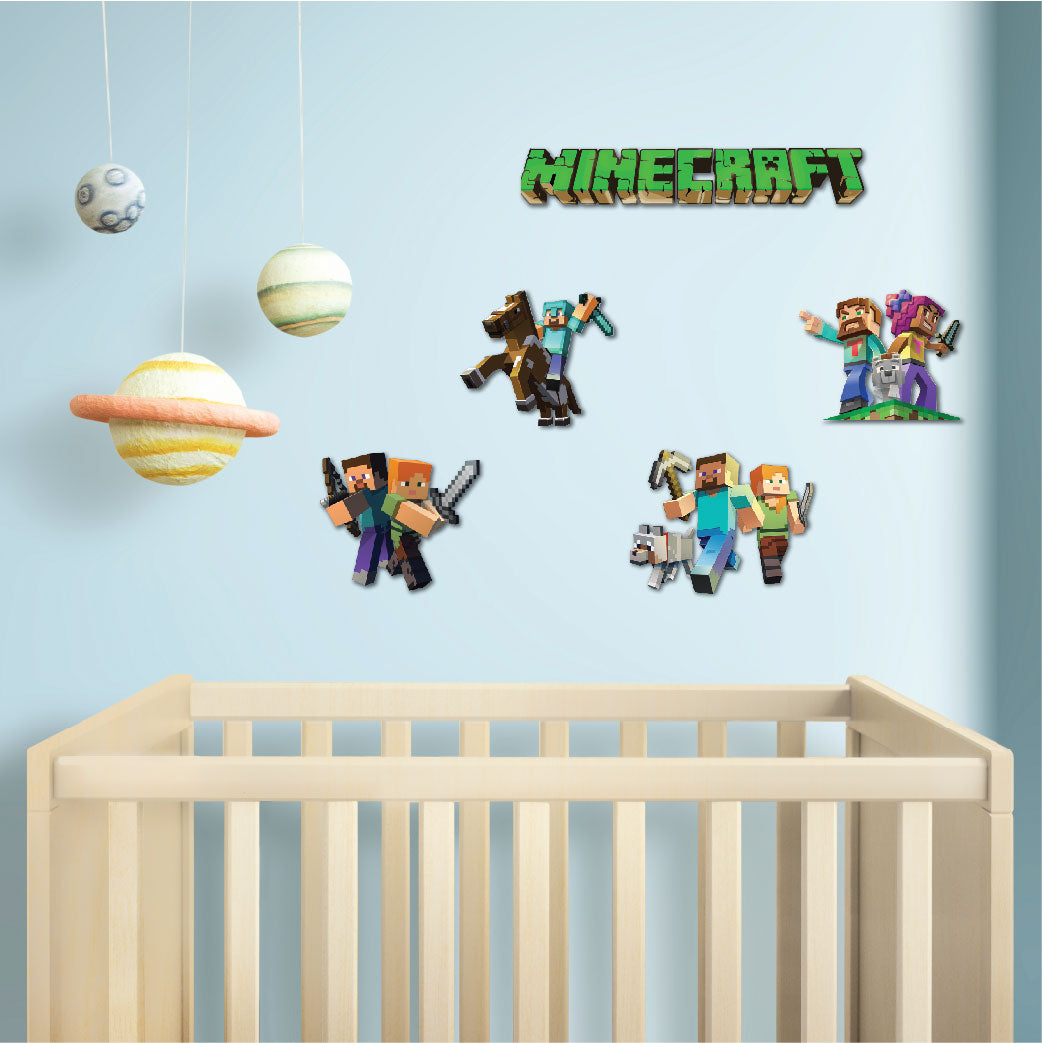 Minecraft Theme Sunboard Cutouts Set Of 5