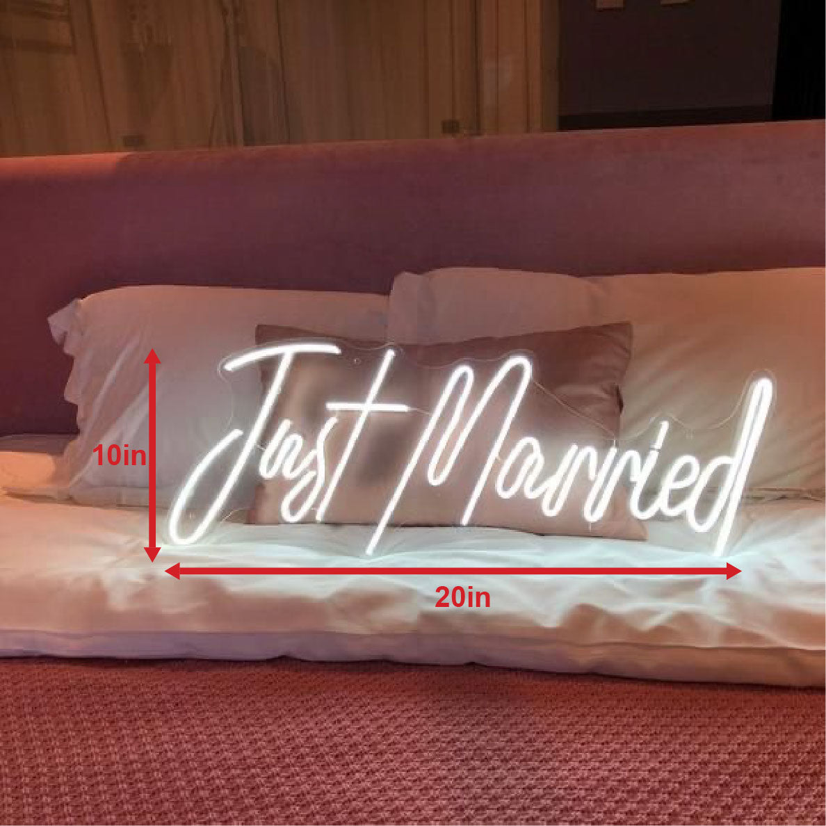 just Married sign 