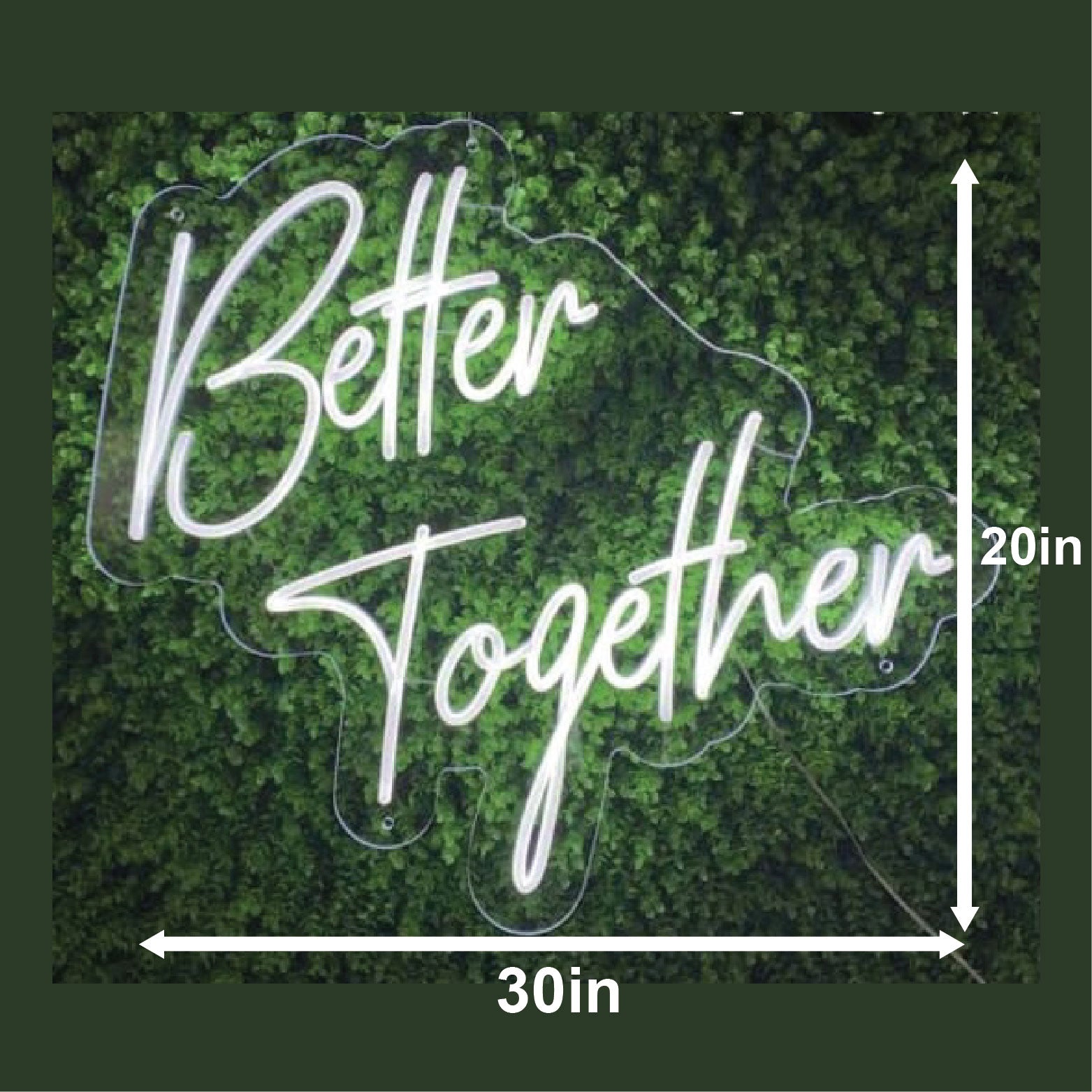 Better Together sign