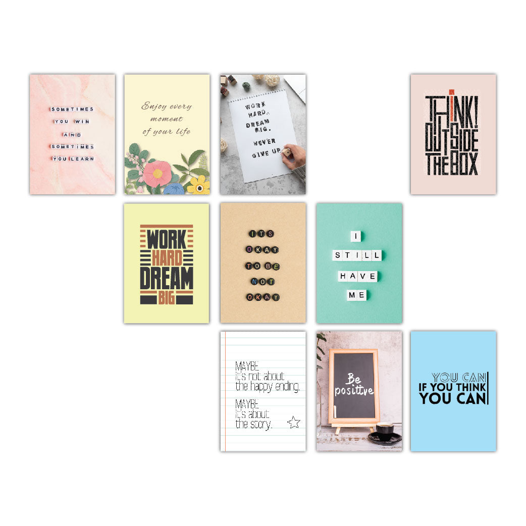 Motivational Wall Posters Set Of 10