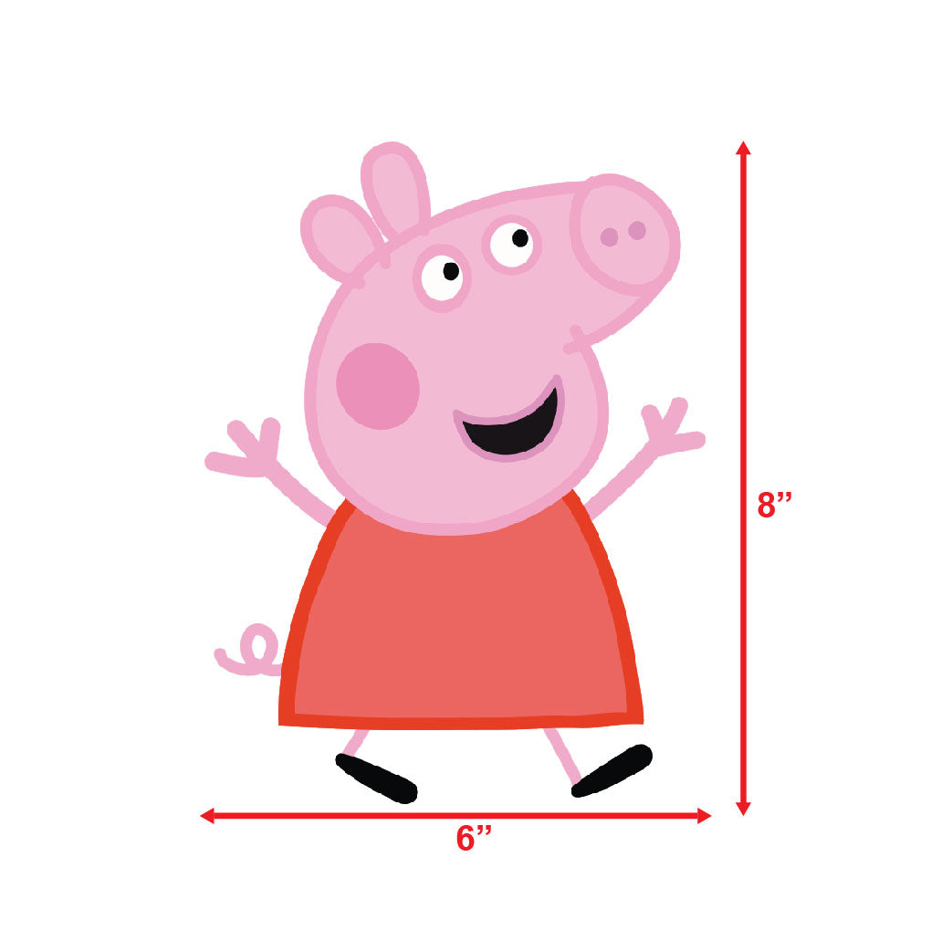 Peppa Pig Theme Sunboard Cutouts Set Of 8