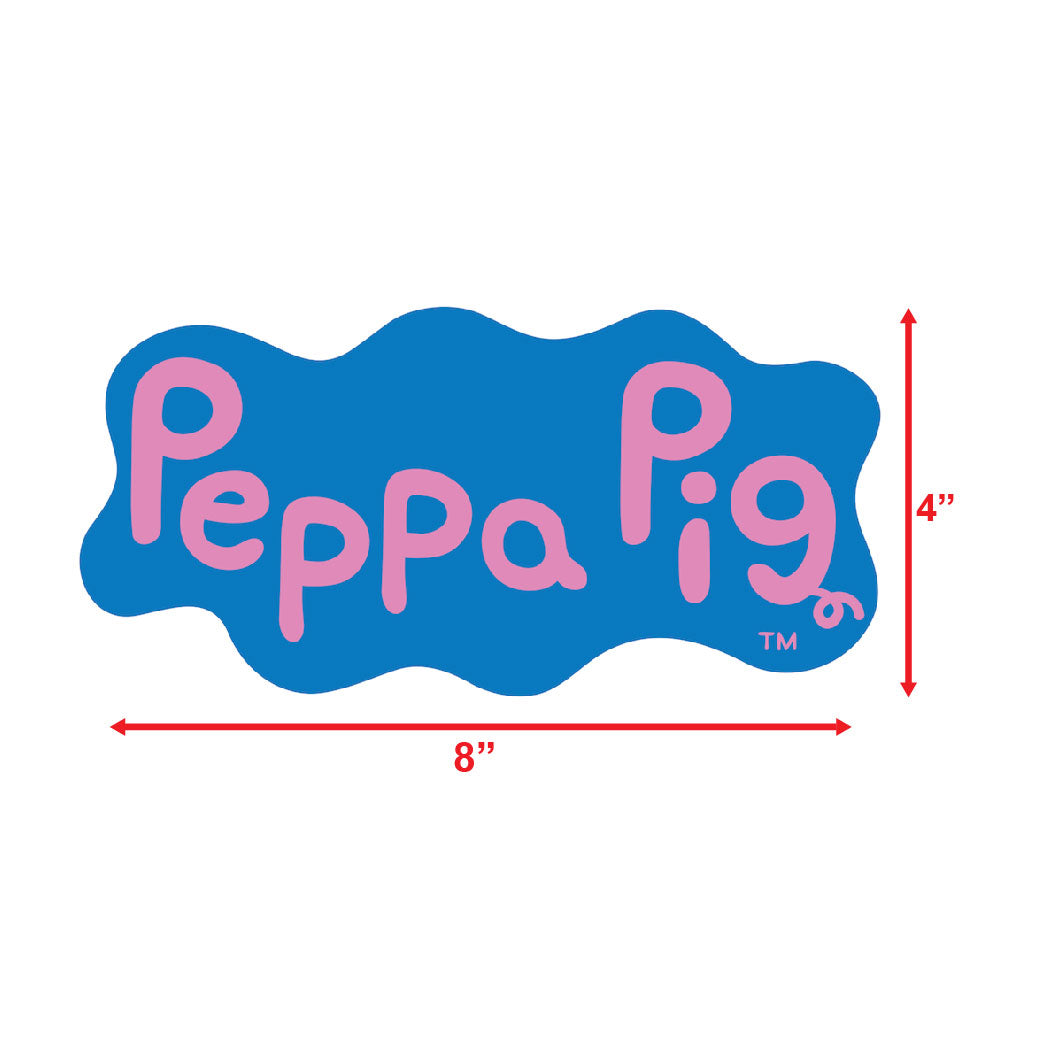 peppa pig name sunboard cutouts 