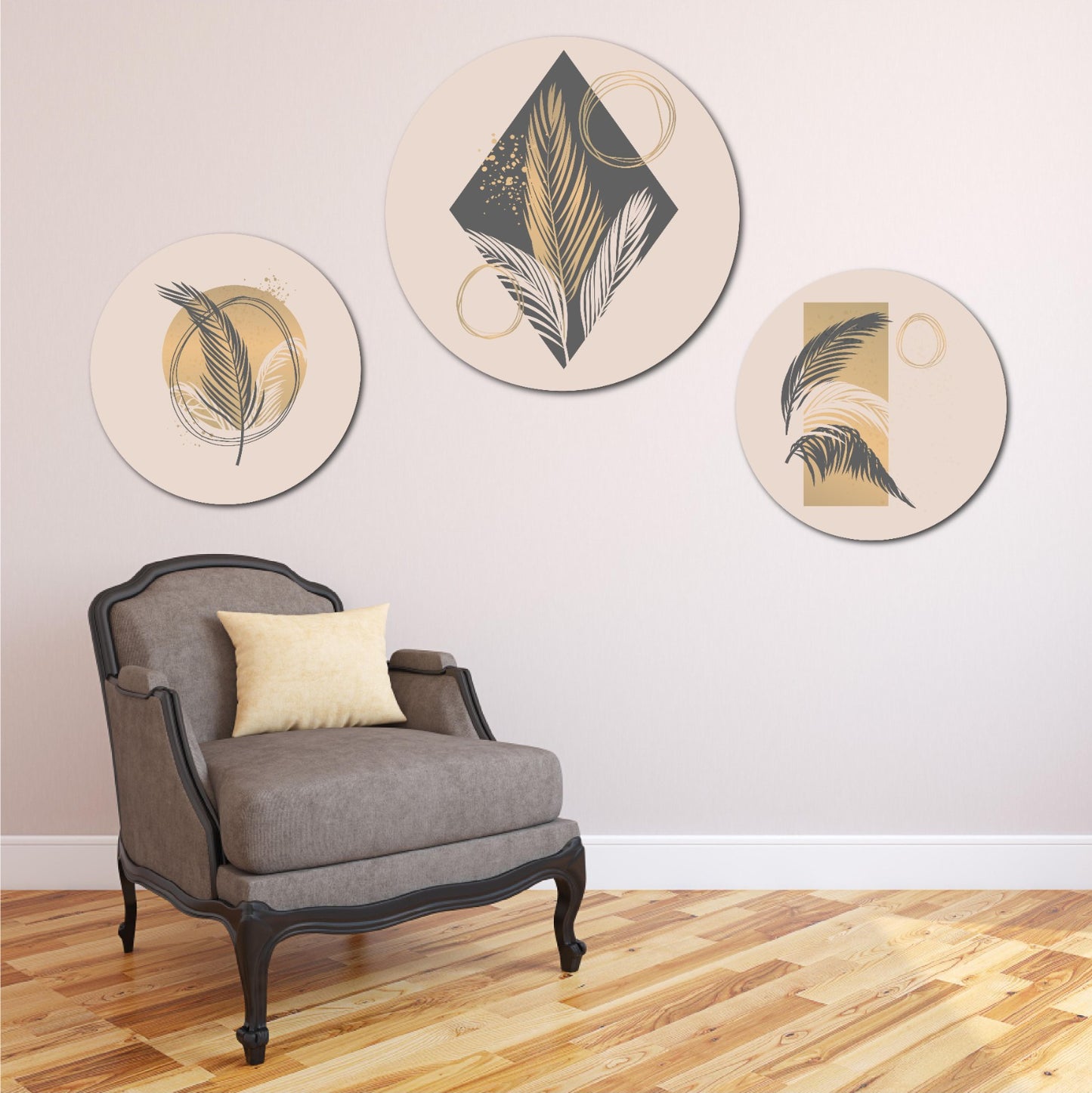 modern wall decor round shape