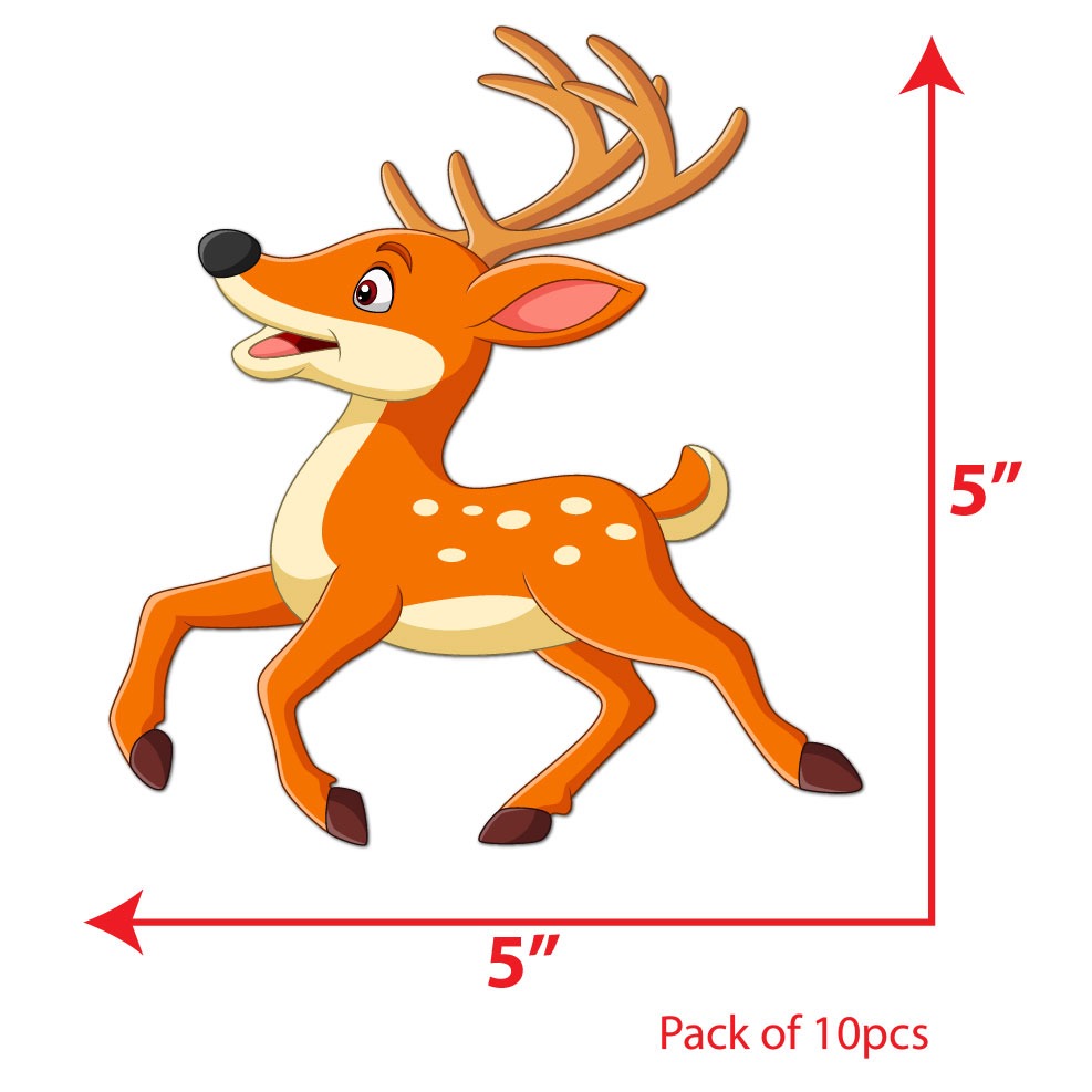 Small Deer sunboard cutouts 