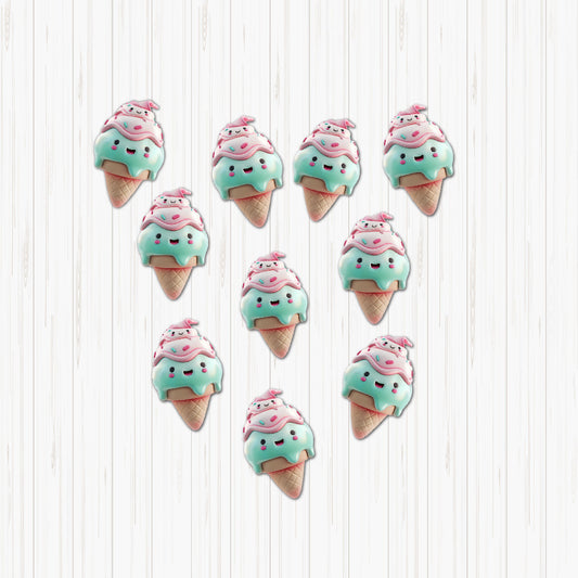 cute ice cream small sunboard cutouts