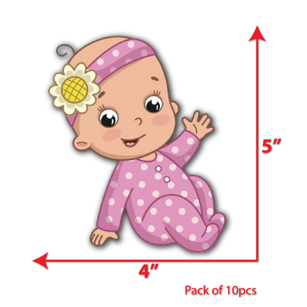  baby girl sunboard cutouts