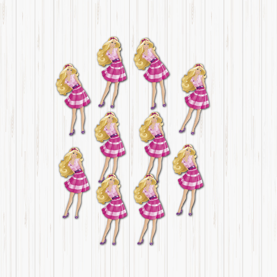 Barbie small sunboard cutouts