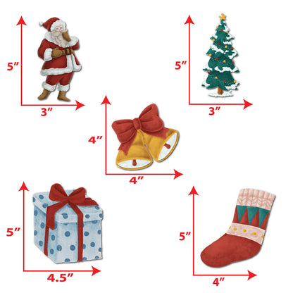 Christmas small sunboard cutouts