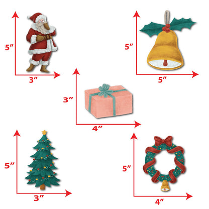 Merry Christmas small sunboard cutouts