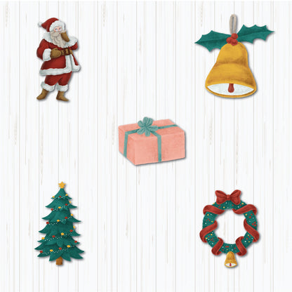 Merry Christmas theme small sunboard cutouts