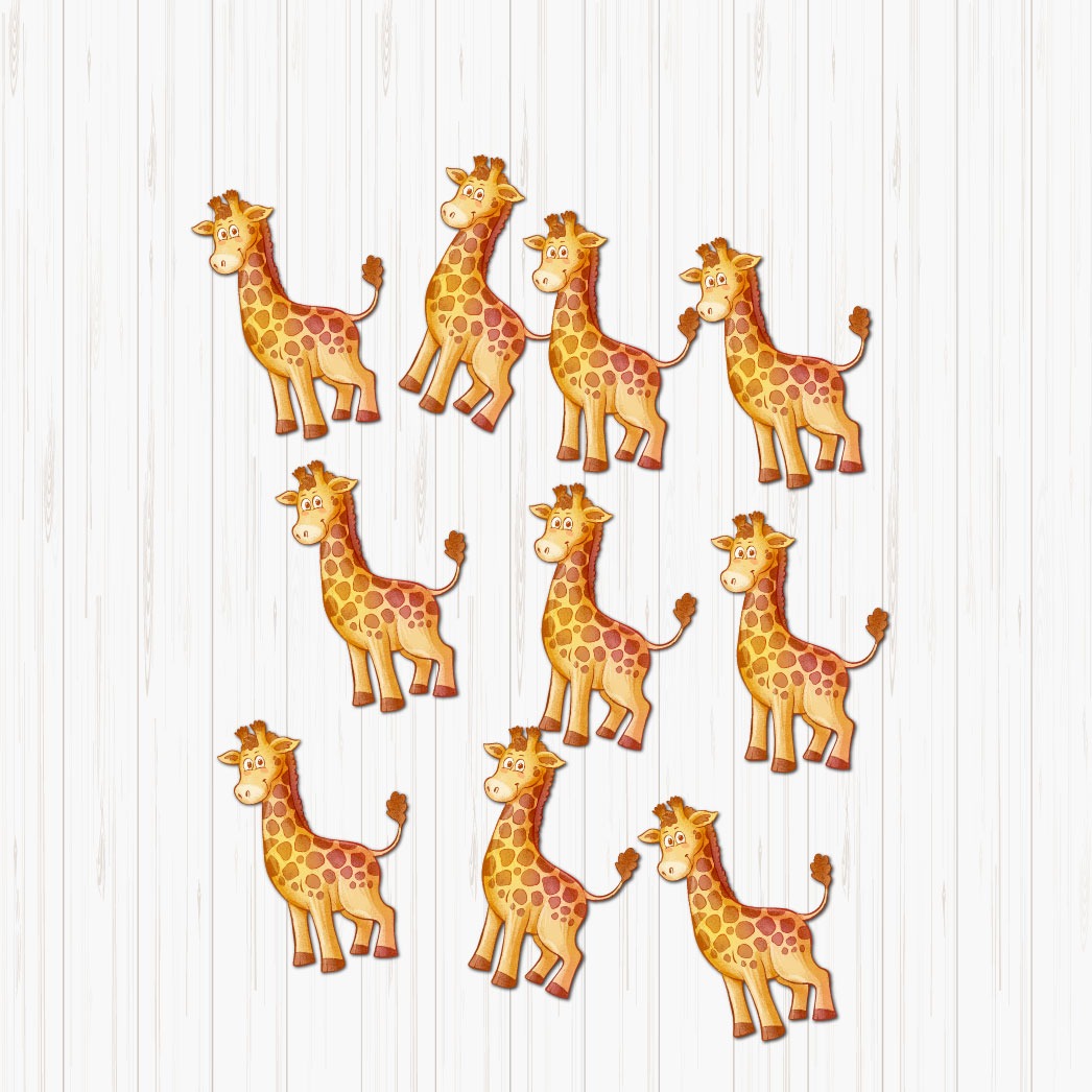 Online Giraffe Small Sunboard Cutouts