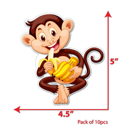 Cute Monkey sunboard cutouts