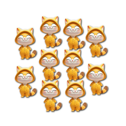 Yellow Cat Cutouts 