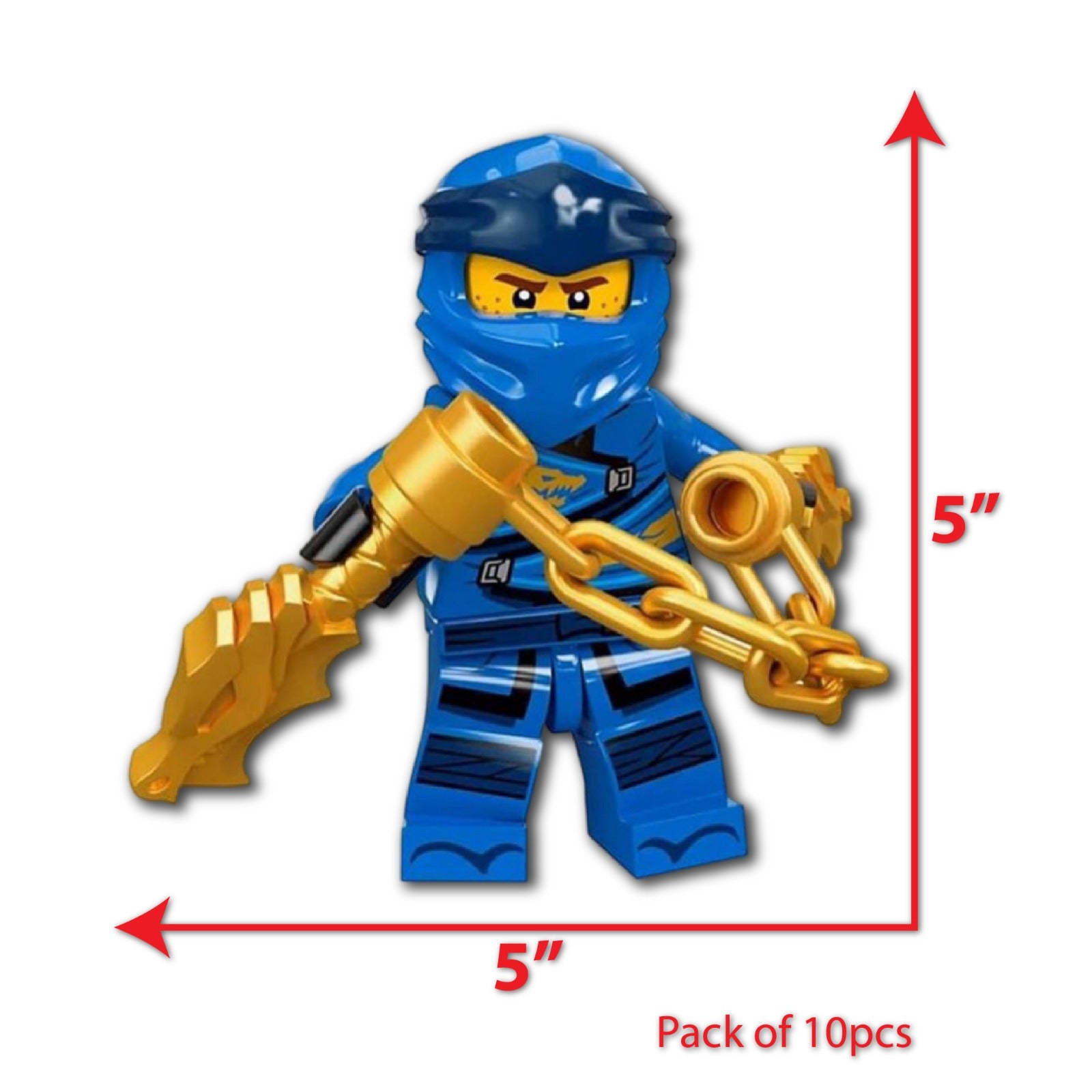 blue Lego sunboard cutouts