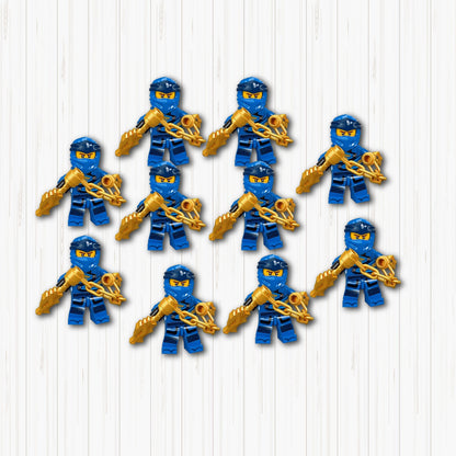 blue Lego small sunboard cutouts