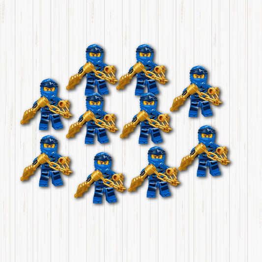 blue Lego small sunboard cutouts