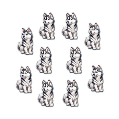 Husky Dog cutouts