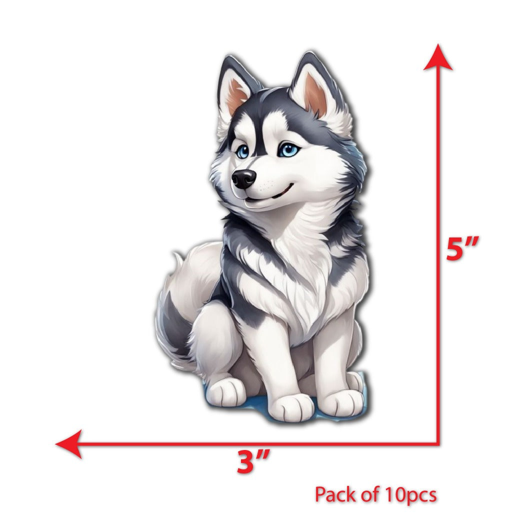 Husky Dog sunboard cutouts