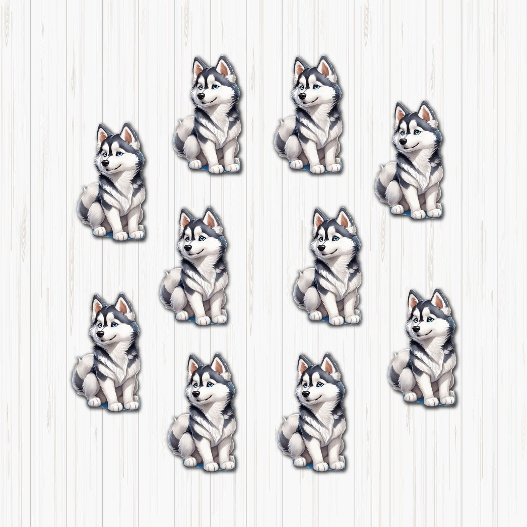 Husky Dog small sunboard cutouts